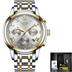 Open image in slideshow, LIGE Luxury Chronograph Sport Quartz Watch
