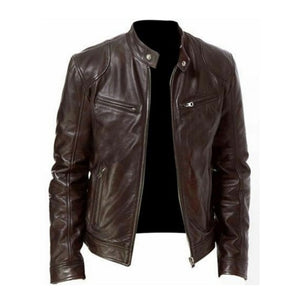 Open image in slideshow, Vintage Leather Jacket
