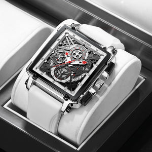 Open image in slideshow, LIGE Quartz Square Watch
