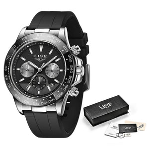 Open image in slideshow, LIGE Men Casual Quartz Watch
