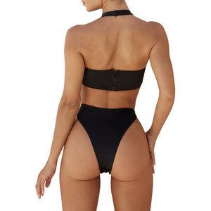 Sweat-Absorbing Hollow Bikini