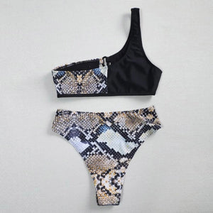 Shoulder Leopard Seed Bikini