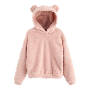 Open image in slideshow, Bear Hooded Windproof Pullover Hoodie
